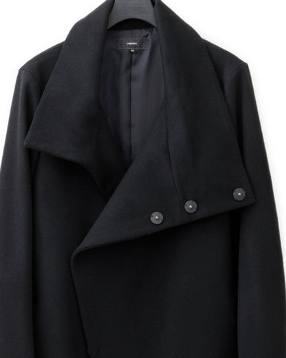 ys Yuji SUGENO / High Collar Maxi Wrap Coat