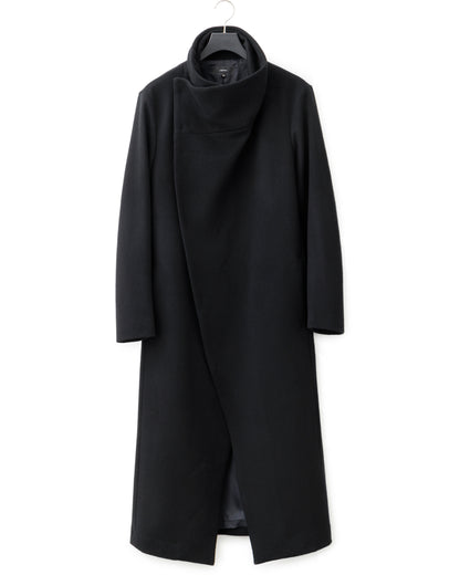 ys Yuji SUGENO / High Collar Maxi Wrap Coat