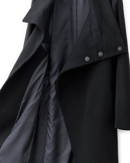 ys Yuji SUGENO / High Collar Maxi Wrap Coat