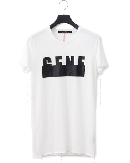 gène par YUKIO MISHIBA / GENE LOGO Tee - White