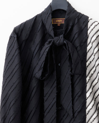Bennu / Multi-Collar Regimental Jacquard Long Shirts