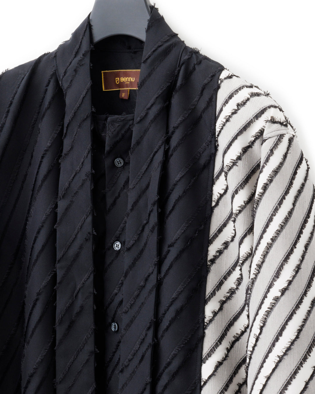 Bennu / Multi-Collar Regimental Jacquard Long Shirts