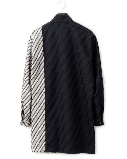 Bennu / Multi-Collar Regimental Jacquard Long Shirts