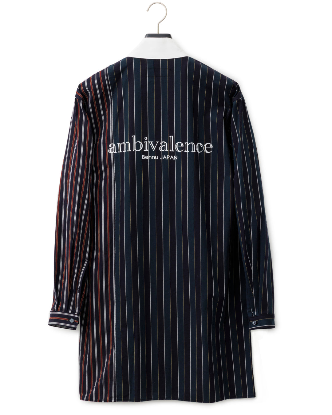 Bennu / Multi-Collar Stripe Long Shirts