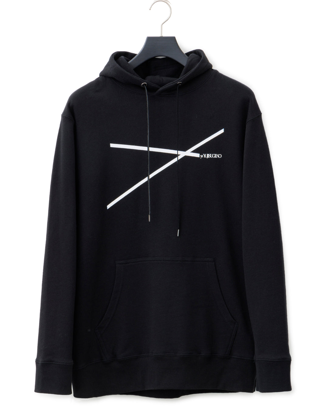 ys Yuji SUGENO / Line Art Lady Hoodie - BLACK