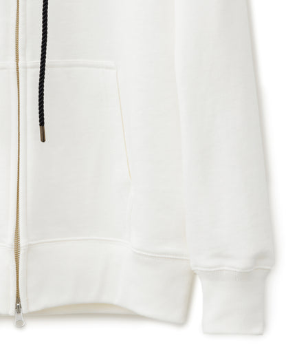 ys Yuji SUGENO / ys Mark Zip Hoodie - WHITE