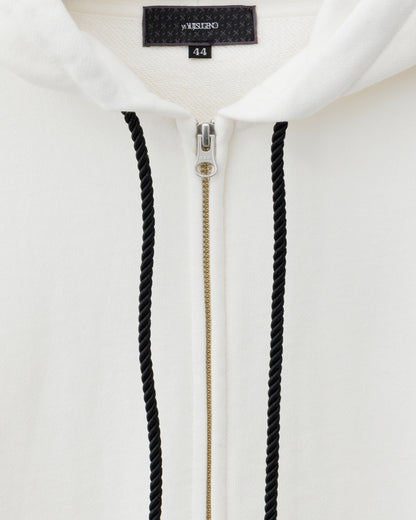 ys Yuji SUGENO / ys Mark Zip Hoodie - WHITE