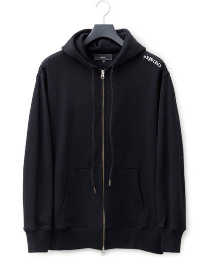 ys Yuji SUGENO / ys Mark Zip Hoodie - BLACK