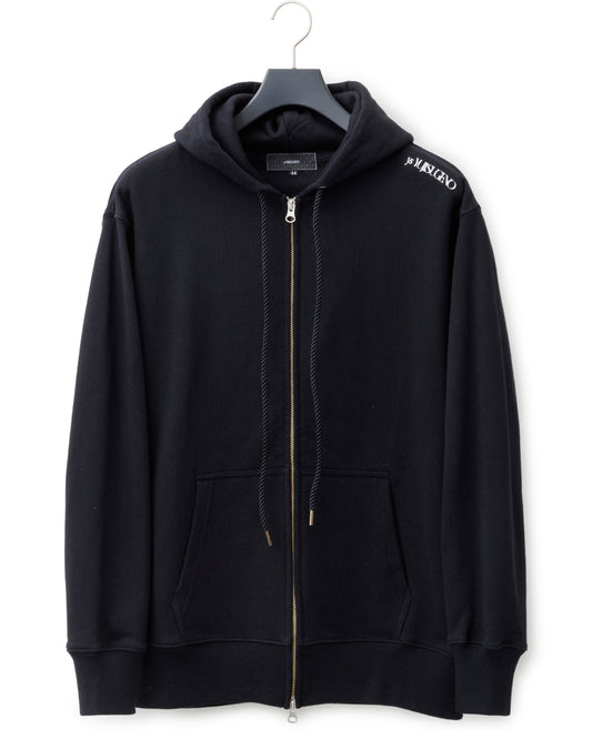 ys Yuji SUGENO / ys Mark Zip Hoodie - BLACK
