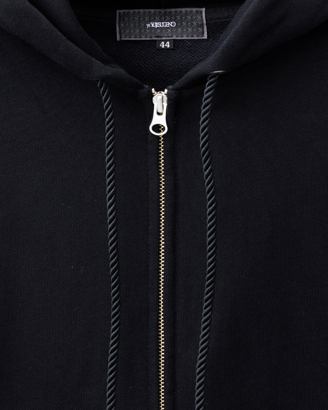 ys Yuji SUGENO / ys Mark Zip Hoodie - BLACK