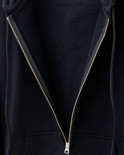 ys Yuji SUGENO / ys Mark Zip Hoodie - BLACK