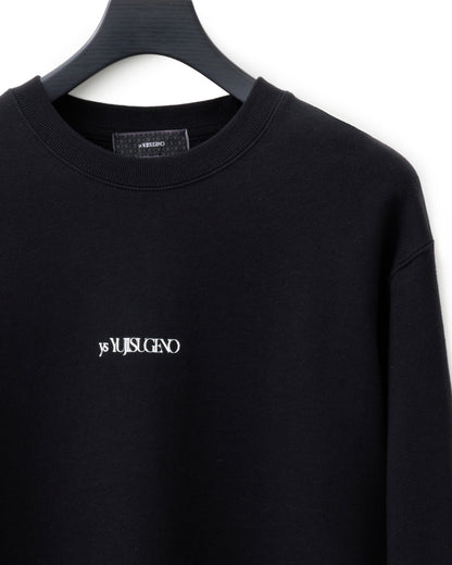 ys Yuji SUGENO / Line Art Lady Sweat - BLACK