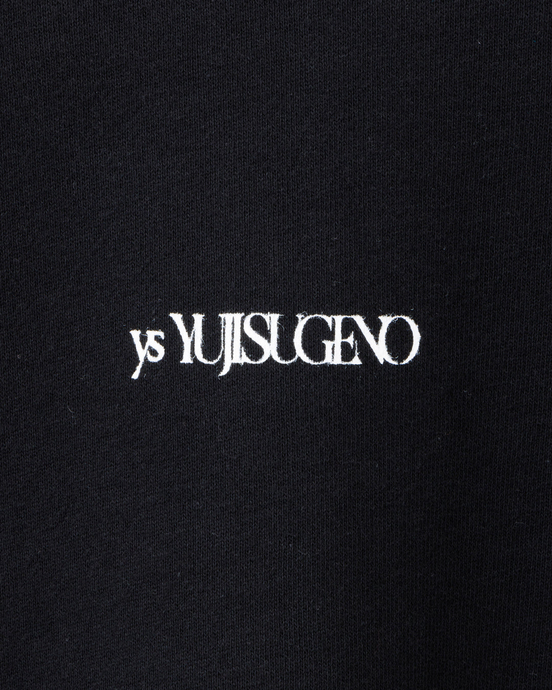 ys Yuji SUGENO / Line Art Lady Sweat - BLACK