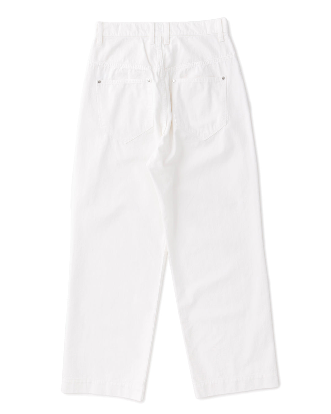 ys Yuji SUGENO / White Denim 2Tuck Wide Pants