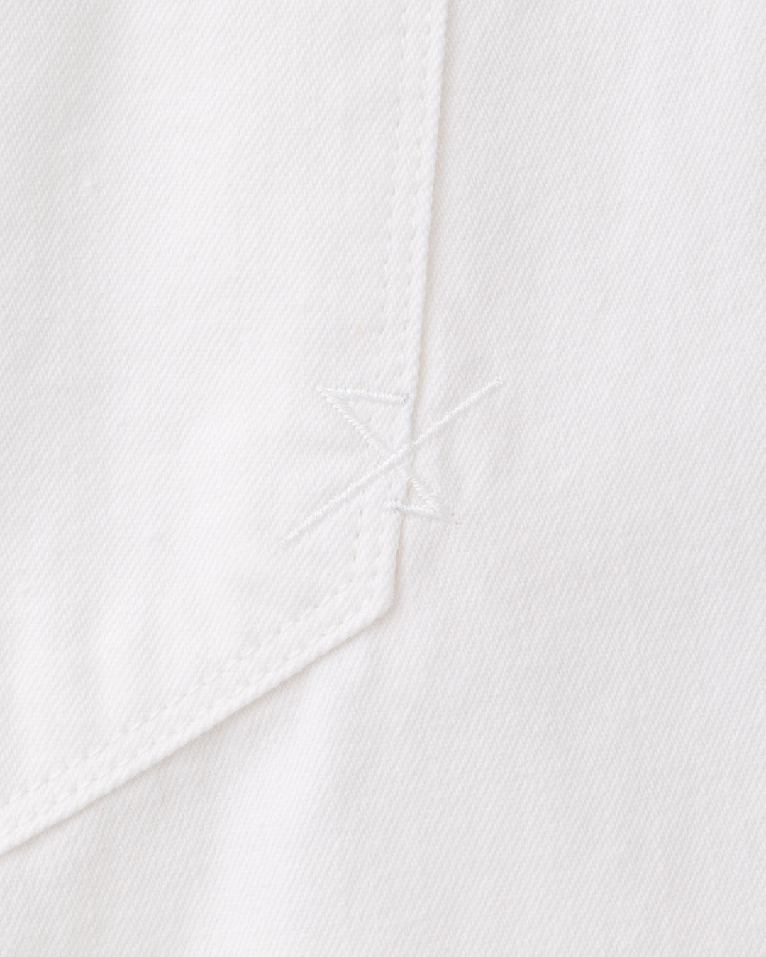 ys Yuji SUGENO / White Denim 2Tuck Wide Pants