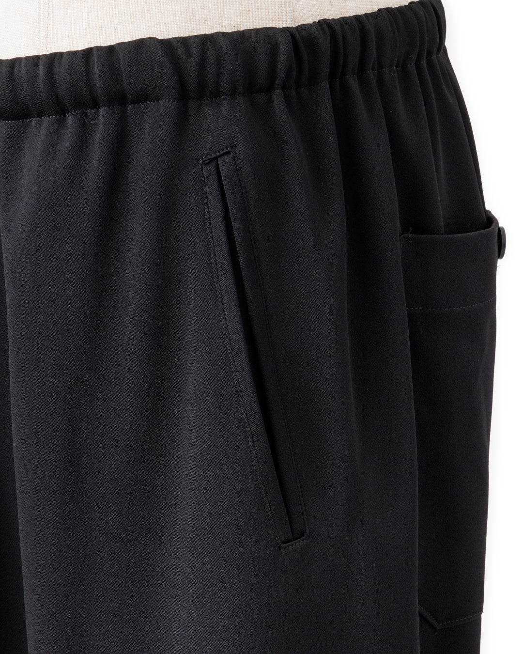 POTENZA / EASY CROPPED SARROUEL - BLACK