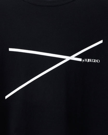 ys Yuji SUGENO / ys LINE BIG-Tee - BLACK