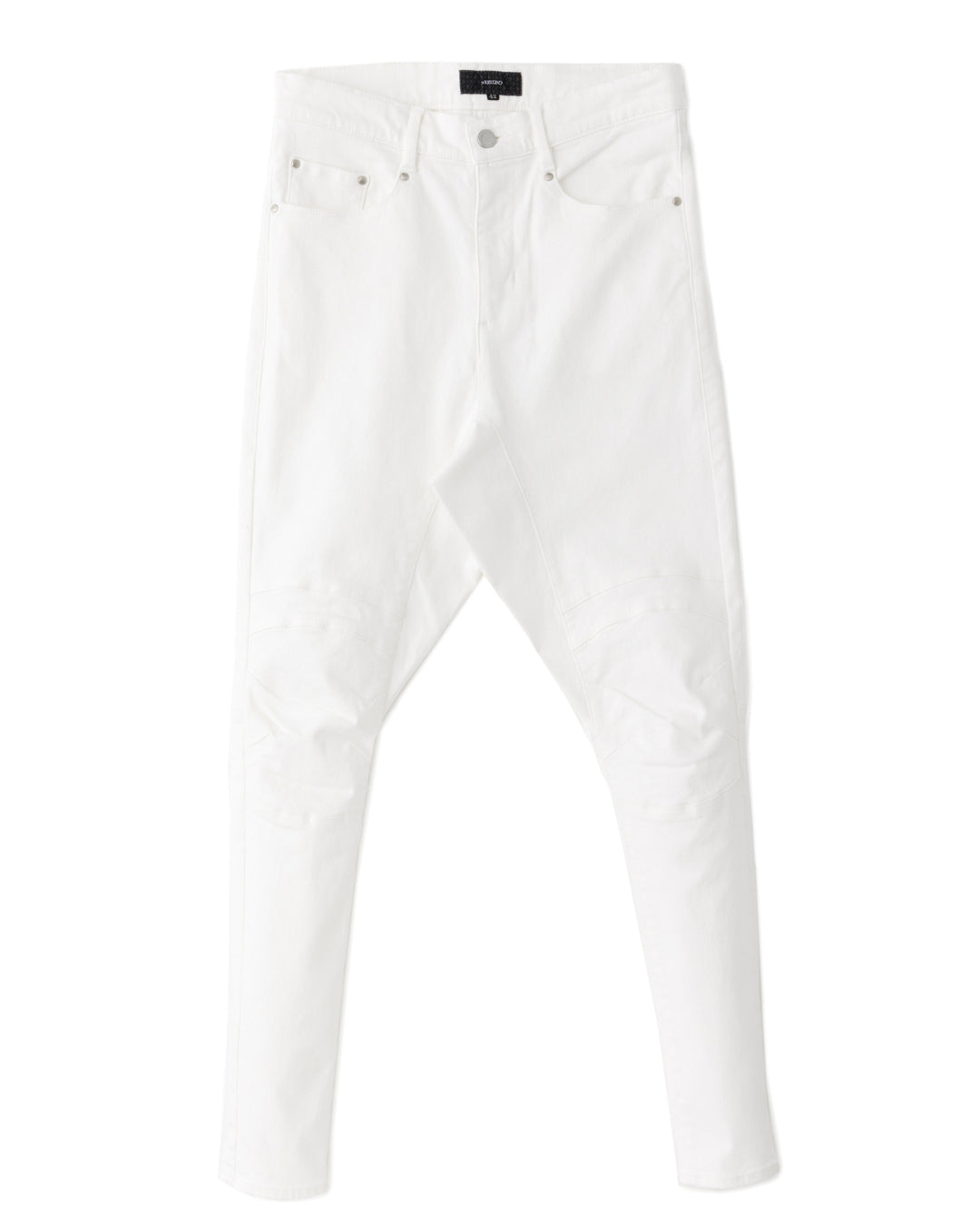 ys Yuji SUGENO / Supima Hybrid Denim Sarrouel Skinny Pants - WHITE