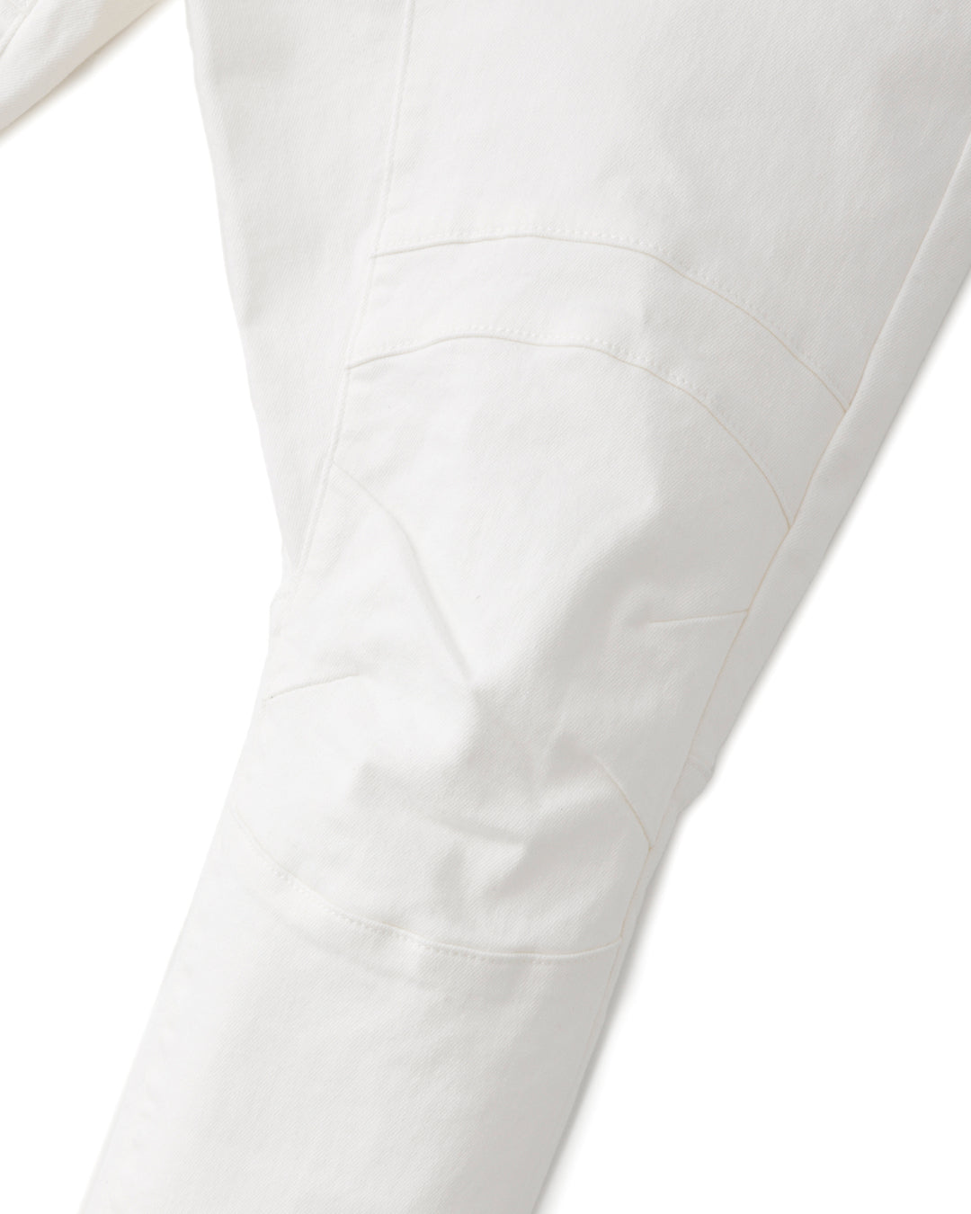 ys Yuji SUGENO / Supima Hybrid Denim Sarrouel Skinny Pants - WHITE