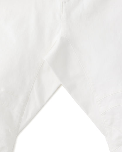 ys Yuji SUGENO / Supima Hybrid Denim Sarrouel Skinny Pants - WHITE