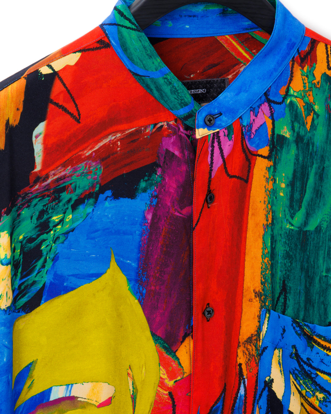 ys Yuji SUGENO / AMARA Multi Print Over Collarless Shirt