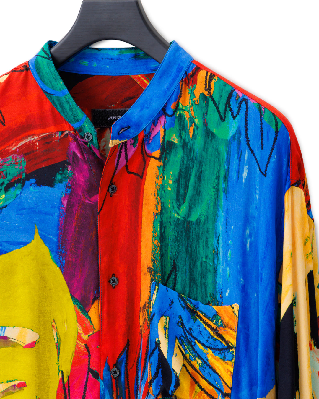 ys Yuji SUGENO / AMARA Multi Print Over Collarless Shirt