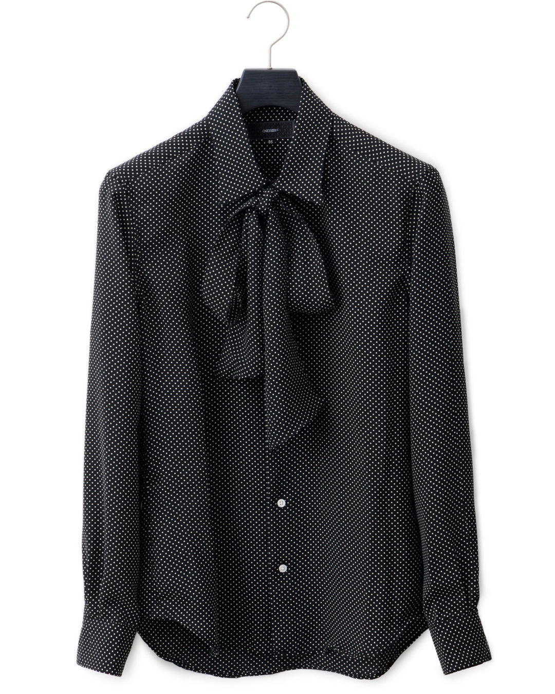 ys Yuji SUGENO / Dot Print Regular Shirt with Ascot Stole