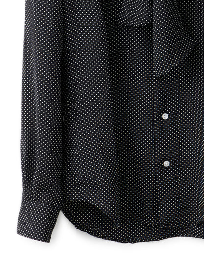 ys Yuji SUGENO / Dot Print Regular Shirt with Ascot Stole