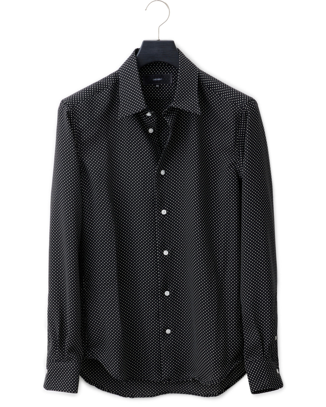 ys Yuji SUGENO / Dot Print Regular Shirt with Ascot Stole