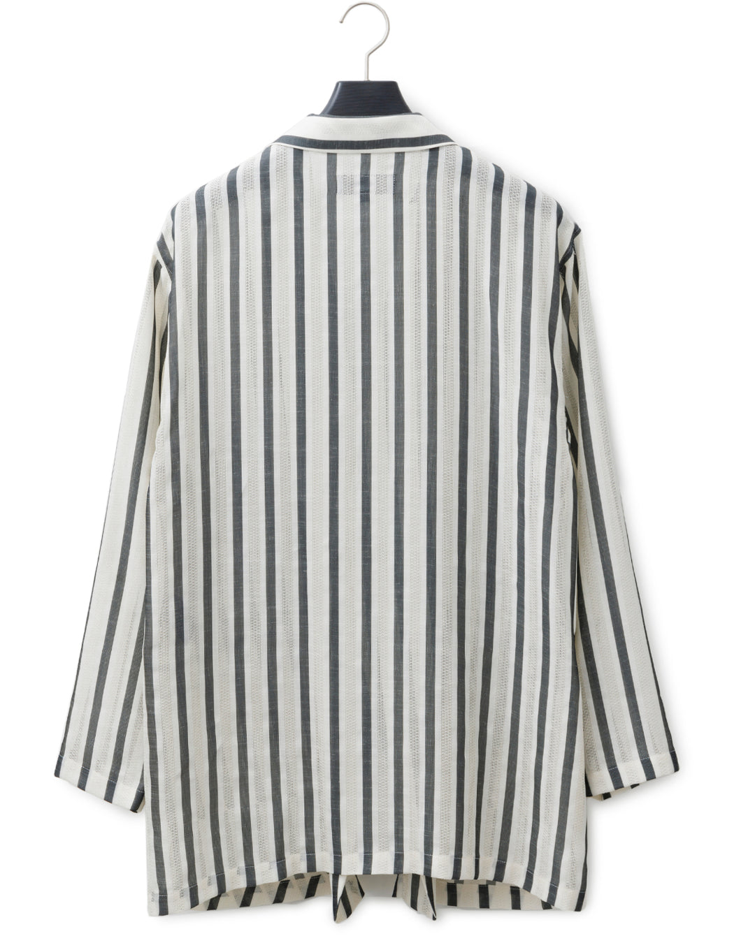 ys Yuji SUGENO / Karami Stripe Over Jacket - IVORY