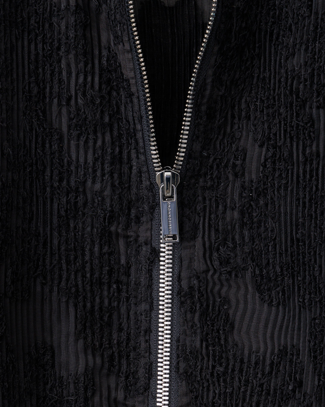 HARRISON WONG / Burnt Out Flower Pattern Pleated Jacket