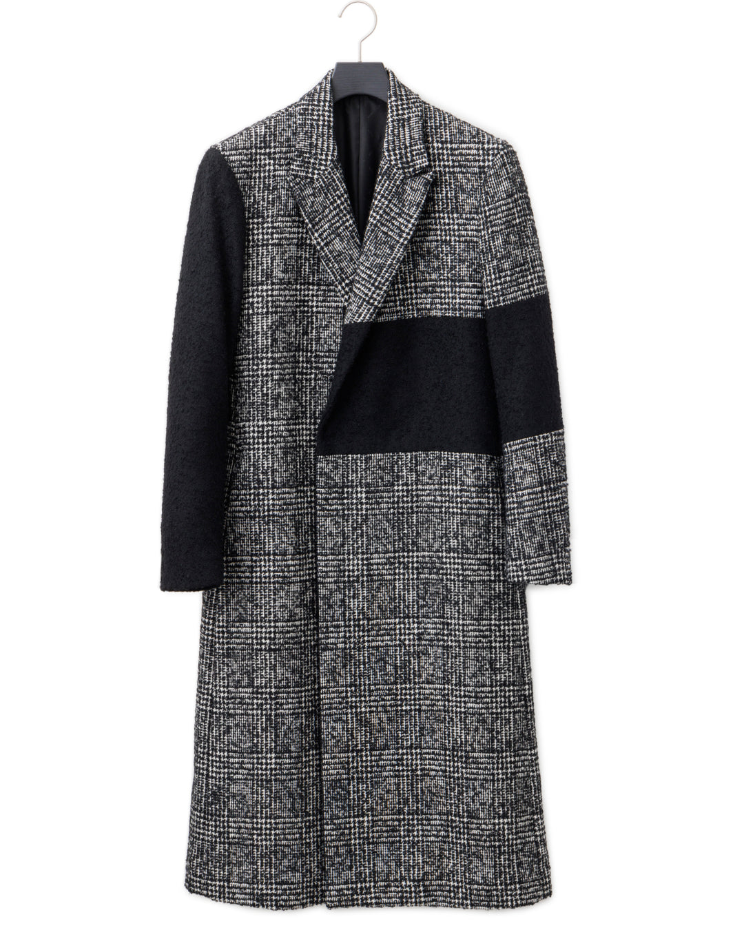 Bennu / Wooly Tweed Switch Long Coat - CHECK