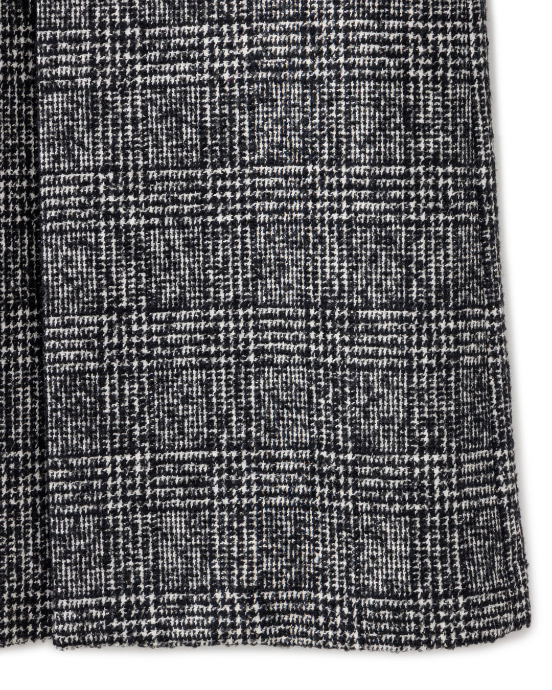 Bennu / Wooly Tweed Switch Long Coat - CHECK