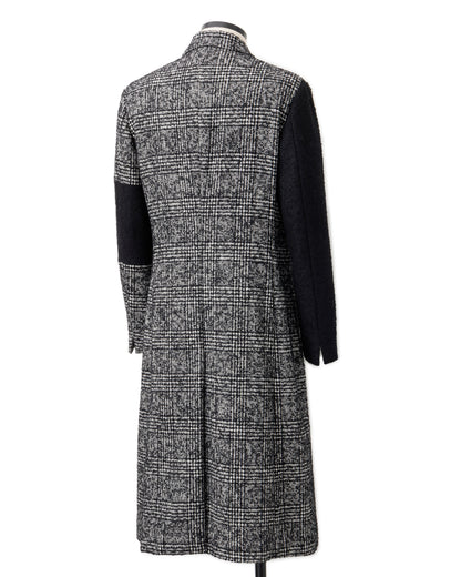 Bennu / Wooly Tweed Switch Long Coat - CHECK