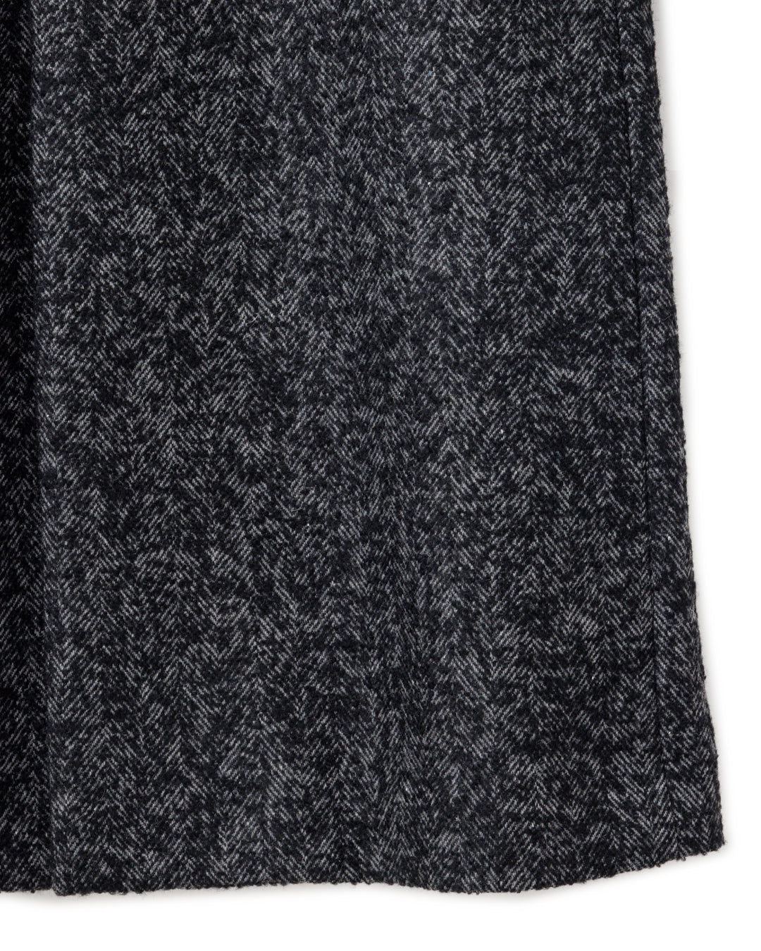 Bennu / Wooly Tweed Switch Long Coat - GRAY