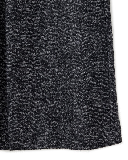 Bennu / Wooly Tweed Switch Long Coat - GRAY