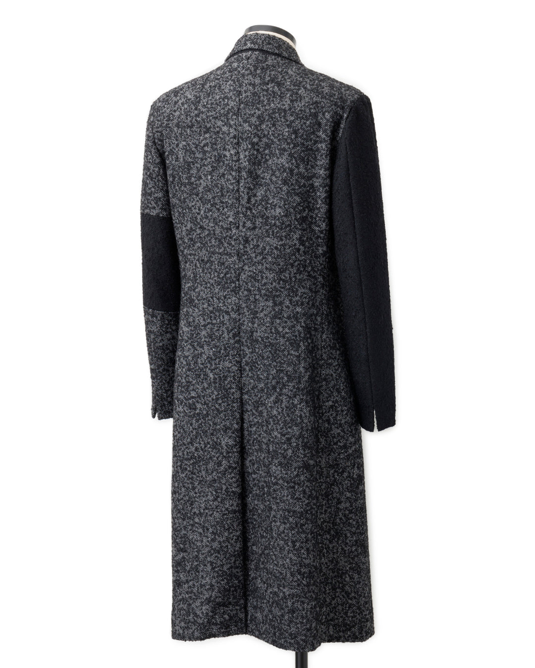 Bennu / Wooly Tweed Switch Long Coat - GRAY