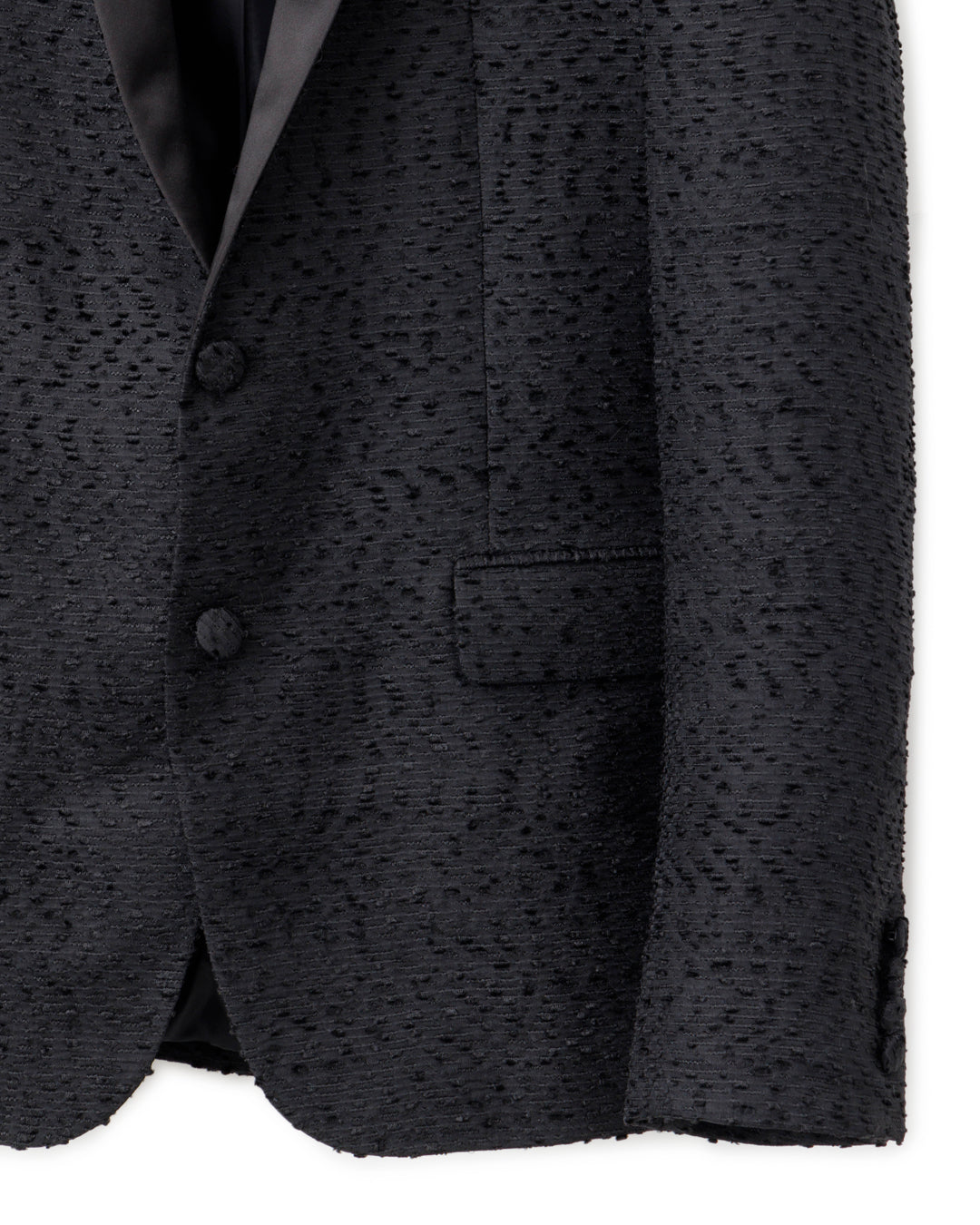 POTENZA / MICRO EMBOSS WOVEN TUXEDO JACKET