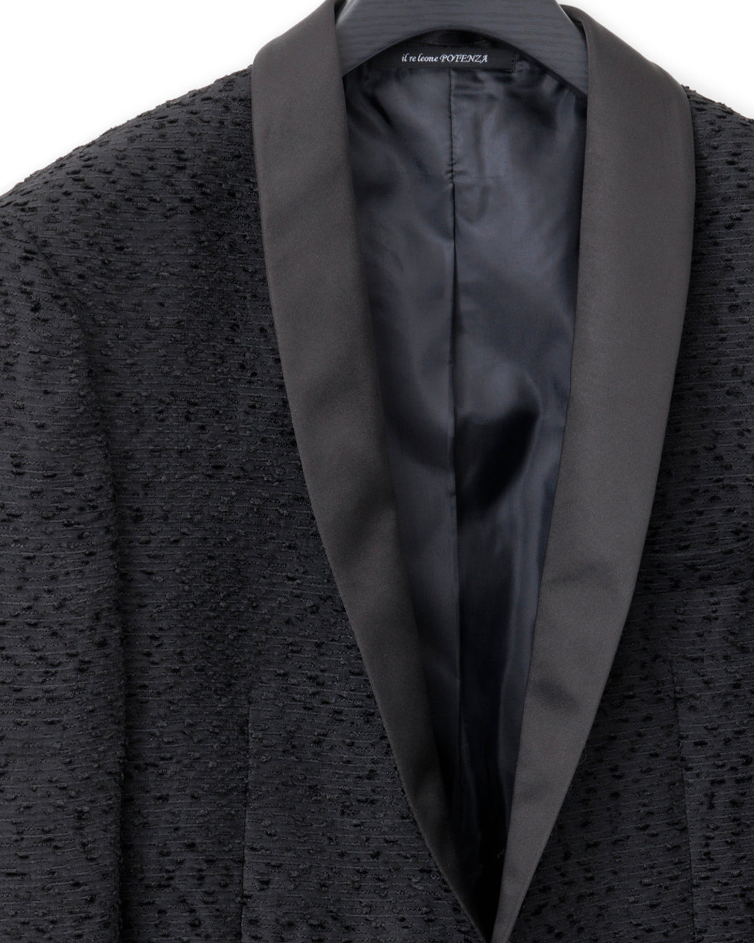 POTENZA / MICRO EMBOSS WOVEN TUXEDO JACKET