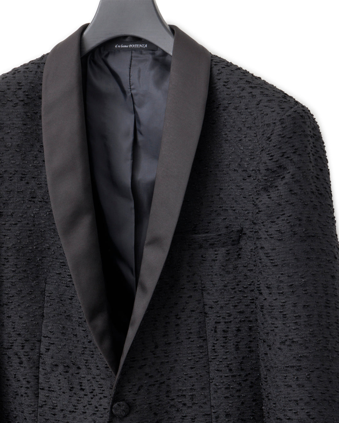POTENZA / MICRO EMBOSS WOVEN TUXEDO JACKET
