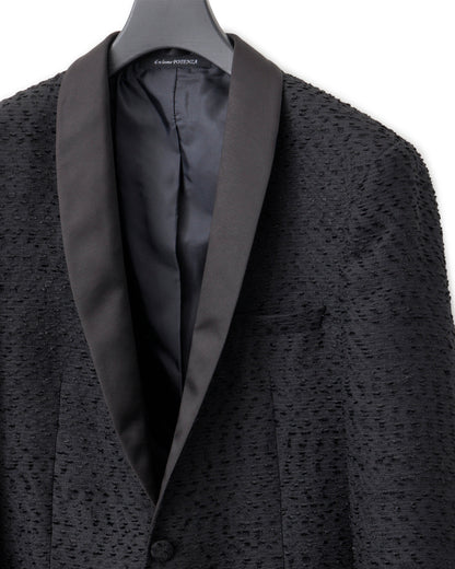 POTENZA / MICRO EMBOSS WOVEN TUXEDO JACKET