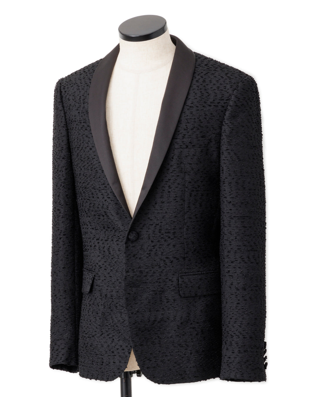 POTENZA / MICRO EMBOSS WOVEN TUXEDO JACKET