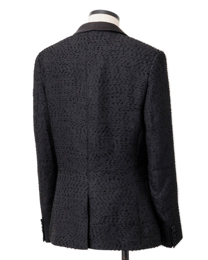 POTENZA / MICRO EMBOSS WOVEN TUXEDO JACKET