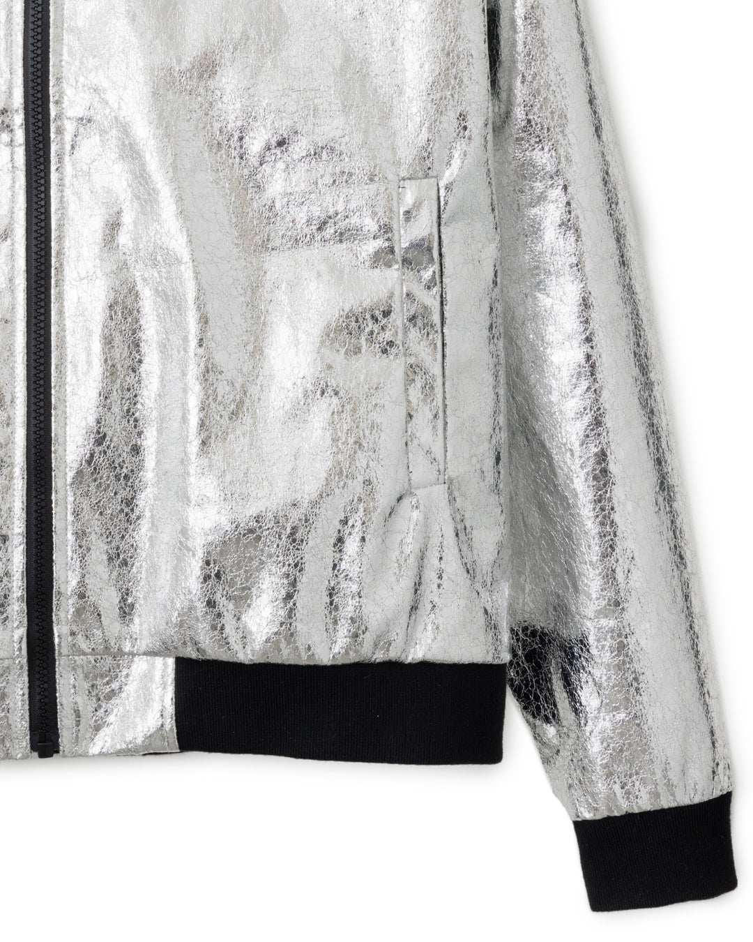 POTENZA / METALLIC SILVER BLOUSON