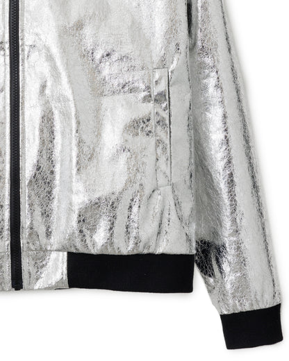 POTENZA / METALLIC SILVER BLOUSON