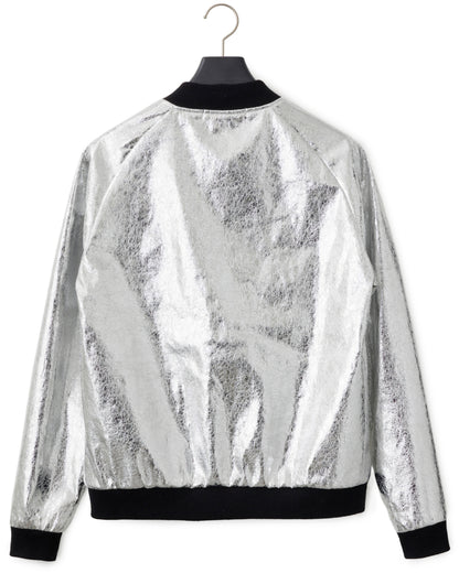 POTENZA / METALLIC SILVER BLOUSON