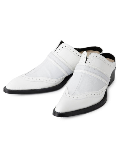 POTENZA / INSERT MULES - Silver Grain -