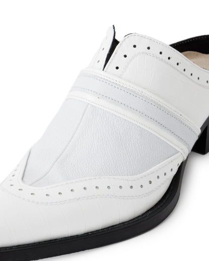 POTENZA / INSERT MULES - Silver Grain -