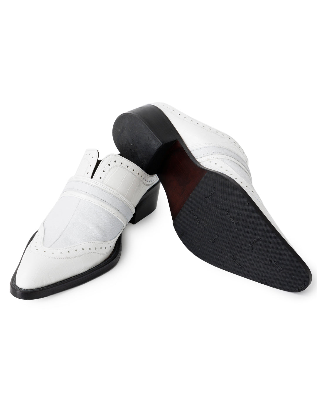 POTENZA / INSERT MULES - Silver Grain -