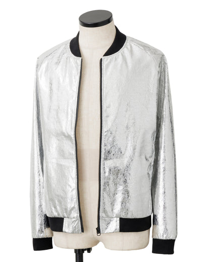 POTENZA / METALLIC SILVER BLOUSON